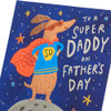Super Daddy Sausage Dog Design Father's Day Card