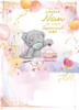 Bear At table With Cake Lovely Nan Birthday Card
