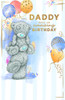 Bears Doing Piggyback Daddy Birthday Card