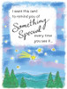 Something Special Starry Night Greeting Card with Nature Scene