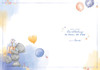 Bear Sat On Gift With Cupcake Nephew Birthday Card