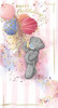 Bear With Balloons Birthday Card