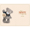 Bear Holding Medal Best Dad 3D Holographic Father's Day Card