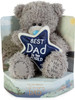 Me to You 'Best Dad In The World' Bear On A Gift Plinth For Father's Day Birthday Official Collection
