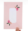 Gold Heart & Pink Flowers Design Mum Birthday Card