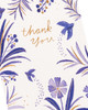 Blue & Gold Design Thank You Card