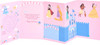 Princess Castle Scene 5th Birthday Card with Activity Inside