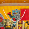 LEGO Mini Figure Icons Extra Large Gift Bag With Matching Gift Tag