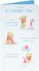 Disney Winnie the Pooh Design 1st Father's Day Card