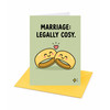 Marriage: Legally Cosy Wedding Card
