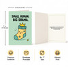 Small Human Big Drama New Baby Congratulations Card