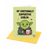 My Emotionally Supportive Goblin Thanks Open Card