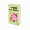 Adult Level Unlocked New Home Congratulations Card