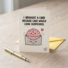 Envelope Cake Suspicious Humorous Birthday Card