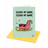 Sleigh My Name Christmas Card