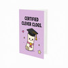Certified Clever Clogs Graduation Congratulations Card