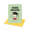 Degree Unlocked Graduation Congratulations Card