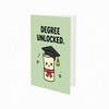 Degree Unlocked Graduation Congratulations Card