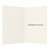 Smol But In Charge New Baby Congratulations Card