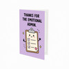 Thanks for the Emotional Admin Thank You Card
