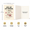 Love But With Paperwork Wedding Congratulations Card