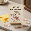 Love But With Paperwork Wedding Congratulations Card