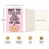 Diet Tip Try Cake Birthday Card