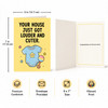 Your House Just Got Louder And Cuter New Baby Congratulations Card