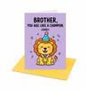 Brother You Age Like a Champion Birthday Card