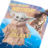 Star Wars Grogu & Mandalorian Design Kid's Birthday Card