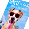 Dog Design Uncle Birthday Card