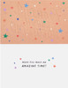 Stars and Sparkles Design Grandson Birthday Card