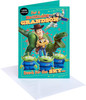 Rex Pop Up Design Grandson Birthday Card