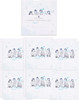 Multipack of 6 Penguins Design Christmas Cards with Envelopes