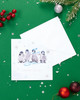 Multipack of 6 Penguins Design Christmas Cards with Envelopes