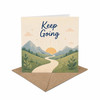 Keep Going Uplifting Progress, Perseverance Inspirational Encouragement Card