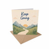 Keep Going Uplifting Progress, Perseverance Inspirational Encouragement Card