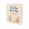 One Day at a Time Encouragement Card Recovery, Sobriety, Anxiety, Hard Times Motivational 