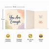 You Are Enough Encouragement Card Self Love, Acceptance, Reassurance Card