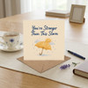 You're Stronger Than This Storm Encouragement Card Hard Times, Grief, Illness