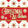 Pack of 10 Christmas Calligraphy Traditional Boxed Cards - Holiday Greeting Cards, 2 Designs with Envelopes