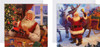 Retro Santa 16 Pack 2 Designs Charity Christmas Cards