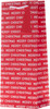 Festive Design Pack of 3, Red, Silver and Gold Christmas Bottle Gift Bags