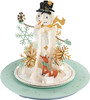 Snowman & Snowflakes Music & Motion 3D Pop Up Christmas Card