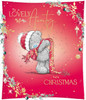 Bear Wearing Scarf Aunty Christmas Card