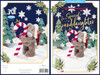 Bear With Candy Cane Special Granddaughter 3D Christmas Keepsake Card
