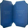 Blue Traditional Floral Design with Heartfelt Verse Son Birthday Card