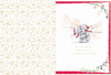 Bears Sit Snuggled Together In The Snow Wonderful Husband Luxury Boxed Christmas Card
