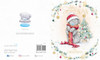 Bear Wearing Scarf Very Special Nan Christmas Card