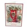 Snowy Red Door Pack of 20 in 4 Designs Season's Greetings Christmas Cards